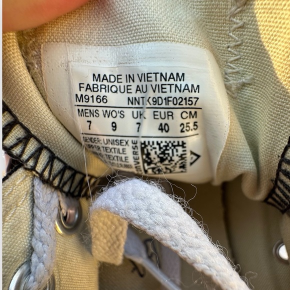 CONVERSE Chuck Taylor All Stars Low Street BLACK urban classic casual M7 W9 UK7 - Picture 6 of 8